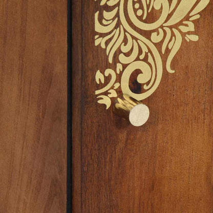 Credenza Marrone 40 x 33 x 110 cm Legno di mango massello