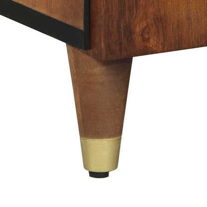 Credenza Marrone 40 x 33 x 110 cm Legno di mango massello