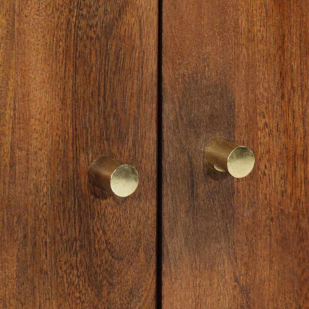 Credenza Marrone 60 x 33 x 100 cm Legno di mango massello