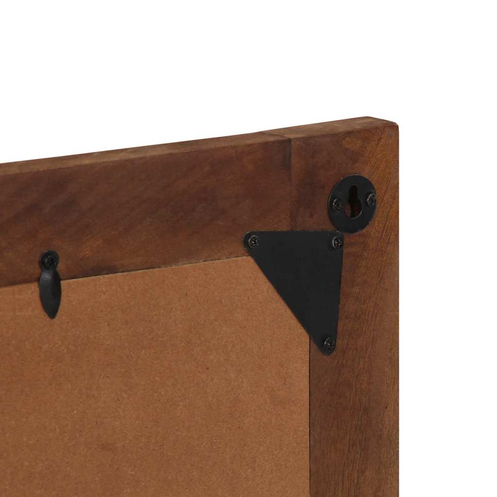 Specchio da bagno con specchio Marrone miele 70 x 50 x 2,5 cm | homemem39