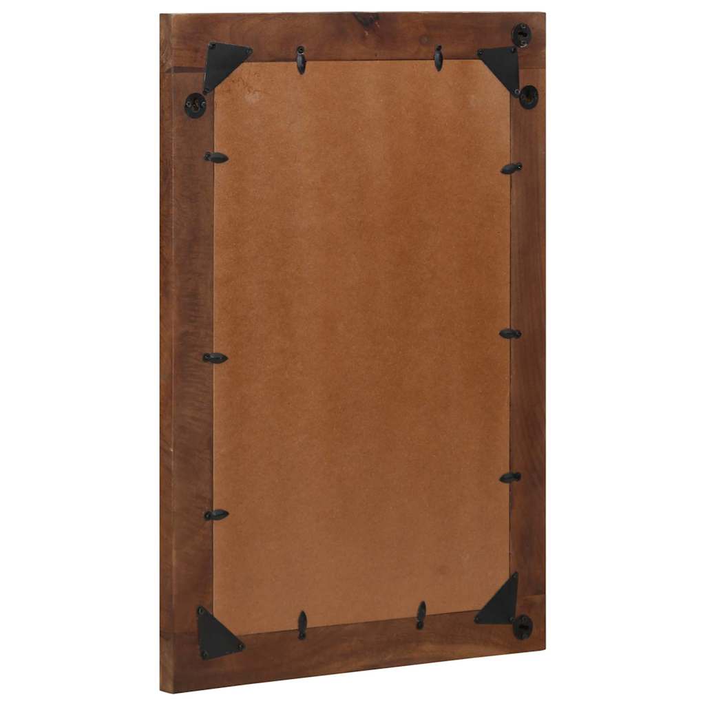 Specchio da bagno con specchio Marrone miele 70 x 50 x 2,5 cm | homemem39