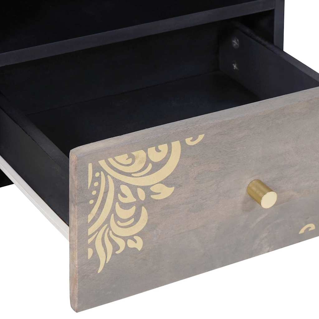 Tavolino da salotto con cassetto Grigio 80 x 54 x 40 cm | homemem39