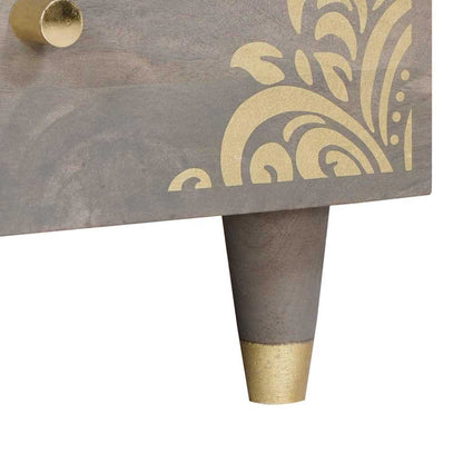 Tavolino da salotto con cassetto Grigio 80 x 54 x 40 cm | homemem39