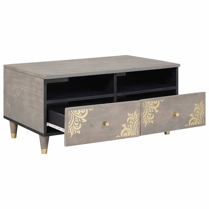 Tavolino da salotto con cassetto Grigio 80 x 54 x 40 cm | homemem39