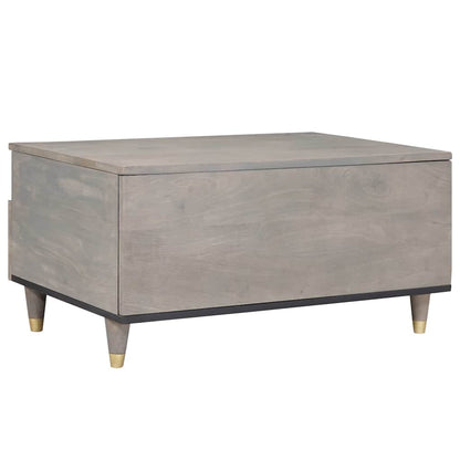 Tavolino da salotto con cassetto Grigio 80 x 54 x 40 cm | homemem39