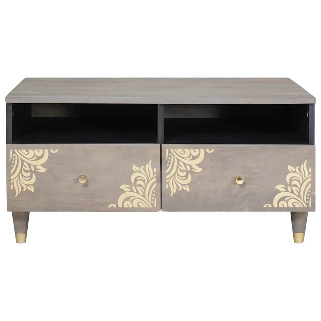 Tavolino da salotto con cassetto Grigio 80 x 54 x 40 cm | homemem39
