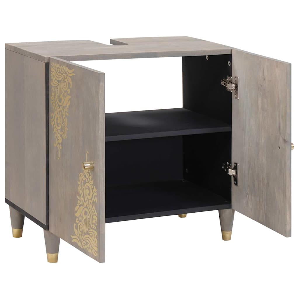 Armadio sottolavello con archiviazione Grigio 62 x 33 x 58 cm | homemem39