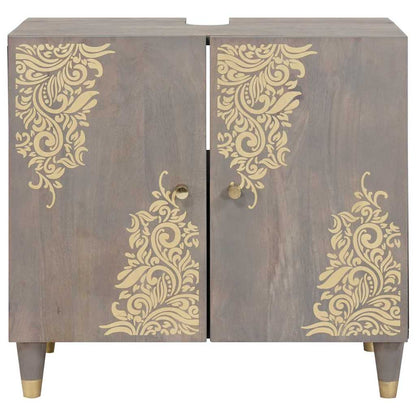 Armadio sottolavello con archiviazione Grigio 62 x 33 x 58 cm