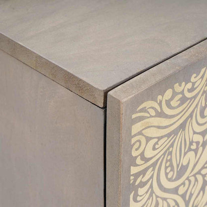 Mobile da Bagno Grigio 38 x 33 x 58 cm Legno di mango massello | homemem39