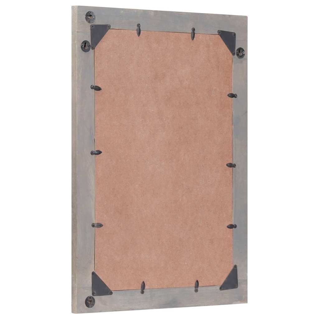 Specchio da bagno con specchio Grigio 70 x 50 x 2,5 cm