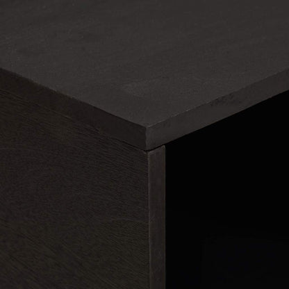 Tavolino da salotto Nero 80 x 50 x 40 cm