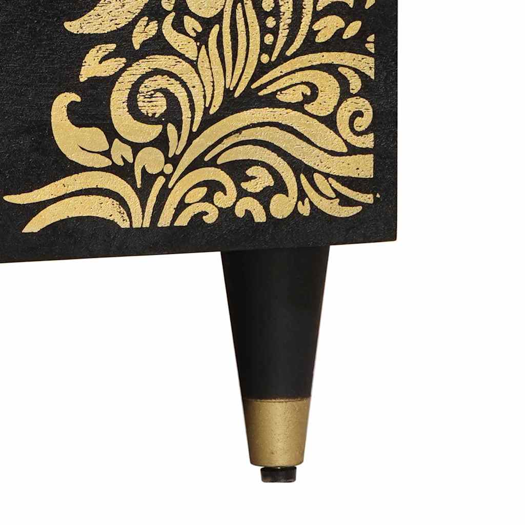 Tavolino da salotto Nero 80 x 50 x 40 cm