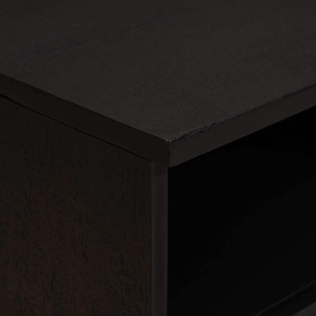 Armadio da Notte Nero 40 x 33 x 46 cm Legno di mango massello | homemem39