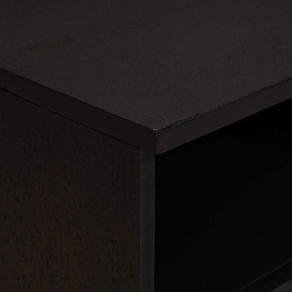 Armadio da Notte Nero 40 x 33 x 46 cm Legno di mango massello | homemem39