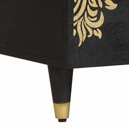 Tavolino da salotto con cassetto Nero 80 x 54 x 40 cm | homemem39