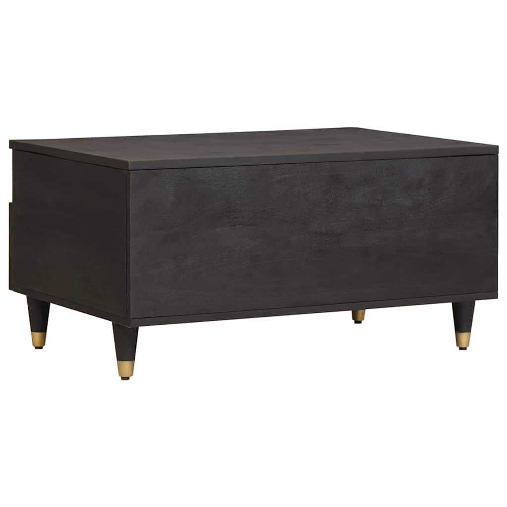 Tavolino da salotto con cassetto Nero 80 x 54 x 40 cm | homemem39