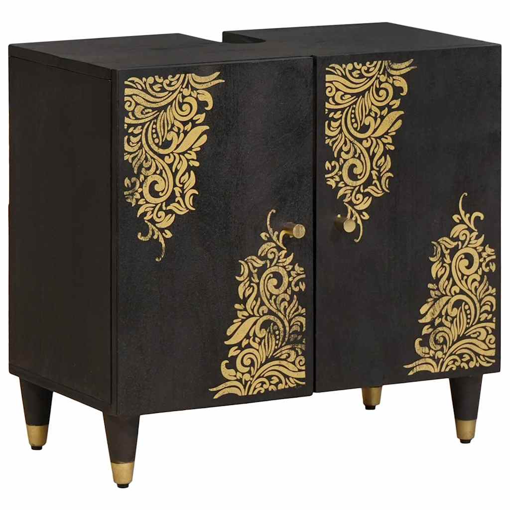 Armadio sottolavello con archiviazione Nero 62 x 33 x 58 cm | homemem39