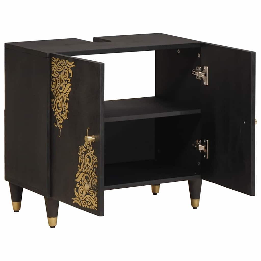 Armadio sottolavello con archiviazione Nero 62 x 33 x 58 cm | homemem39