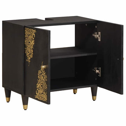 Armadio sottolavello con archiviazione Nero 62 x 33 x 58 cm | homemem39