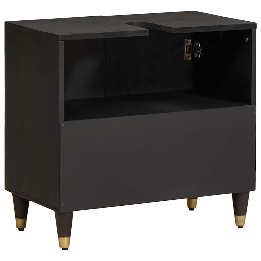 Armadio sottolavello con archiviazione Nero 62 x 33 x 58 cm | homemem39