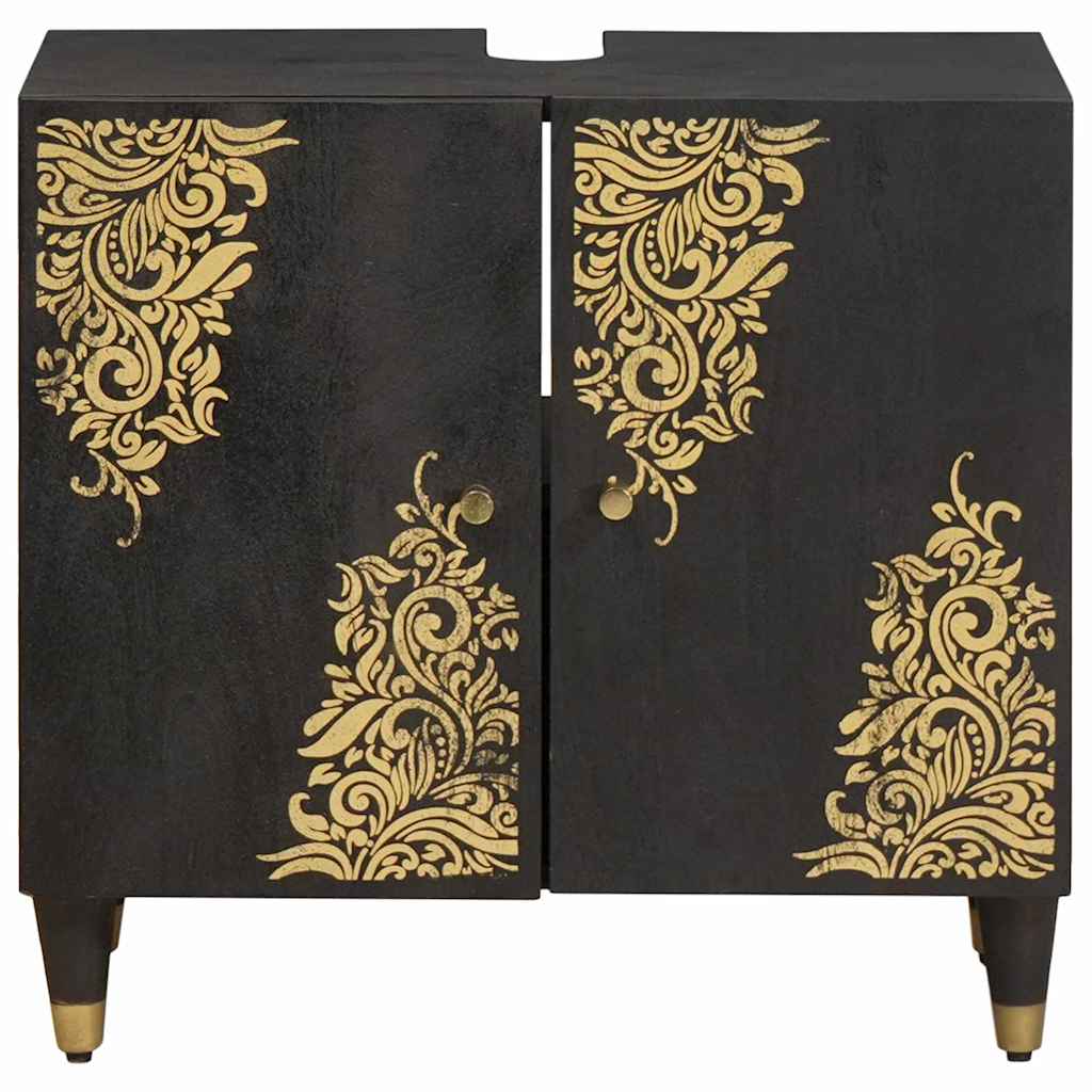 Armadio sottolavello con archiviazione Nero 62 x 33 x 58 cm | homemem39
