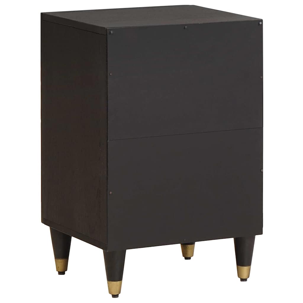 Mobile da Bagno Nero 38 x 33 x 58 cm Legno di mango massello | homemem39