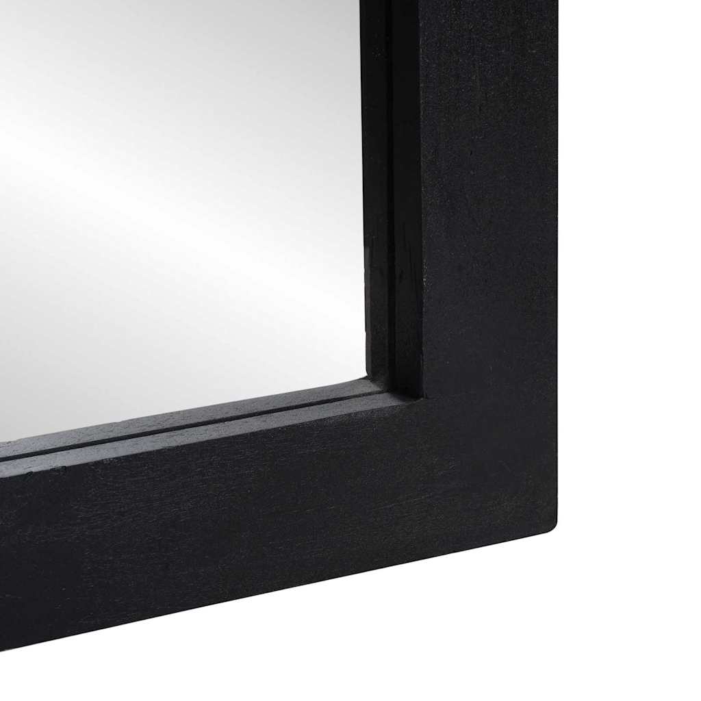 Specchio da bagno con specchio Nero e Argento 70 x 50 x 2,5 cm | homemem39
