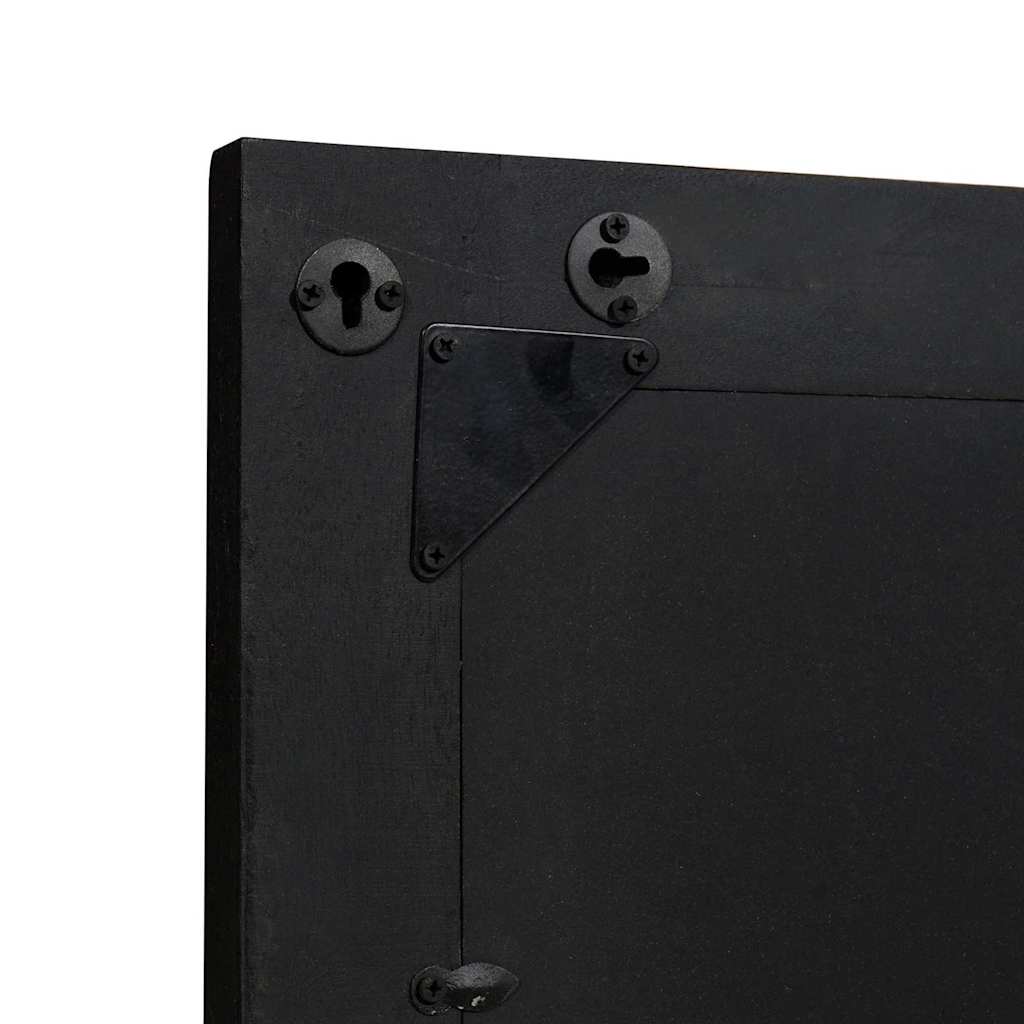 Specchio da bagno con specchio Nero e Argento 70 x 50 x 2,5 cm | homemem39