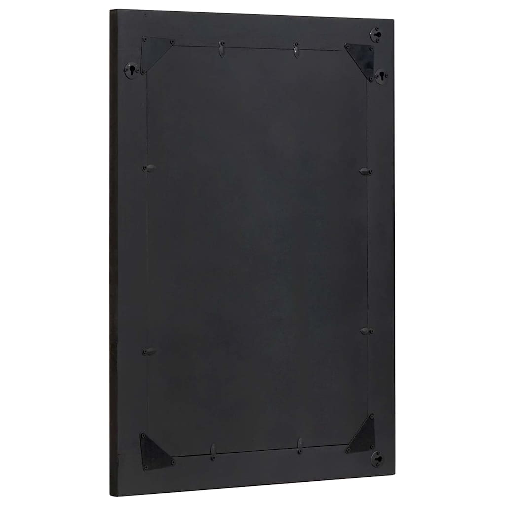 Specchio da bagno con specchio Nero e Argento 70 x 50 x 2,5 cm | homemem39