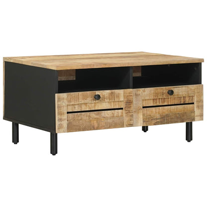 Tavolino da salotto Marrone e Nero 80 x 54 x 40 cm | homemem39