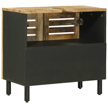 Armadio sottolavello con porta Marrone e Nero 62 x 33 x 58 cm | homemem39