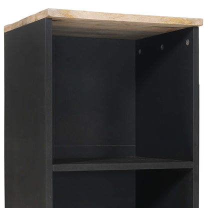 Mobile da Bagno con cassetto Marrone e Nero 38 x 33,5 x 160 cm | homemem39