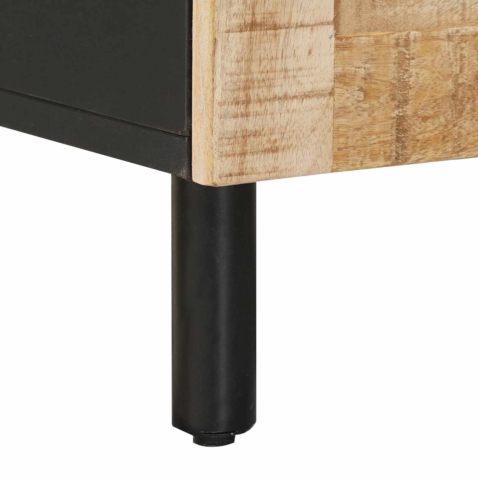 Mobile da Bagno con cassetto Marrone e Nero 38 x 33,5 x 160 cm | homemem39