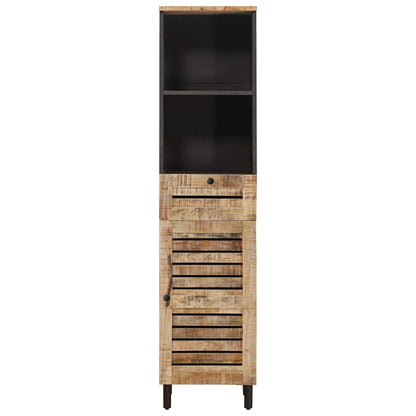 Mobile da Bagno con cassetto Marrone e Nero 38 x 33,5 x 160 cm | homemem39