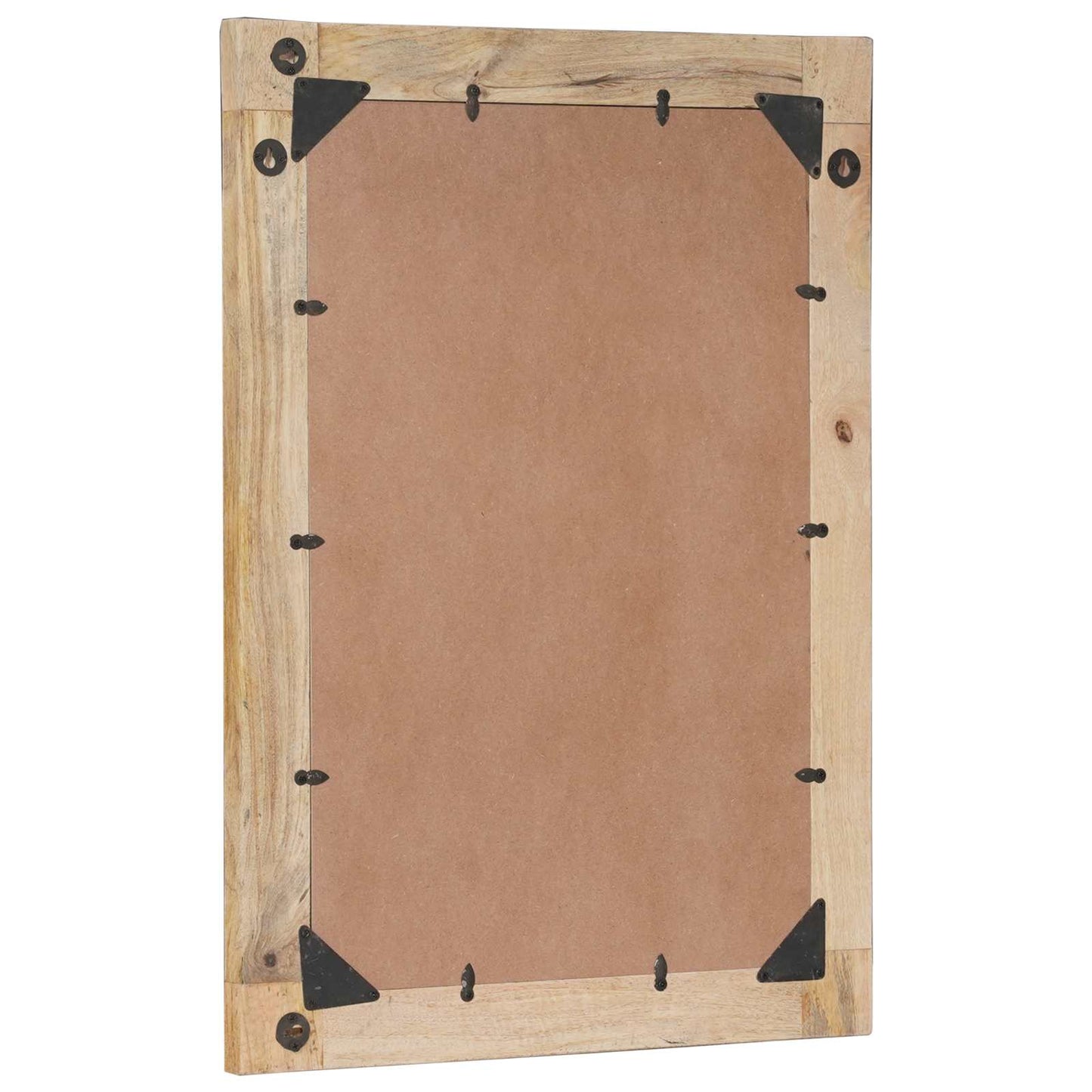 Specchio Montaggio a parete Marrone e Nero 70 x 50 x 3 cm Vetro | homemem39