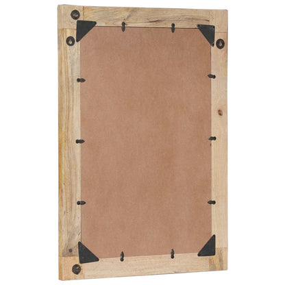 Specchio Montaggio a parete Marrone e Nero 70 x 50 x 3 cm Vetro | homemem39