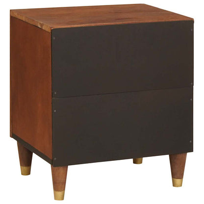 Armadio da Notte 2 pcs Marrone 40 x 33,5 x 46 cm