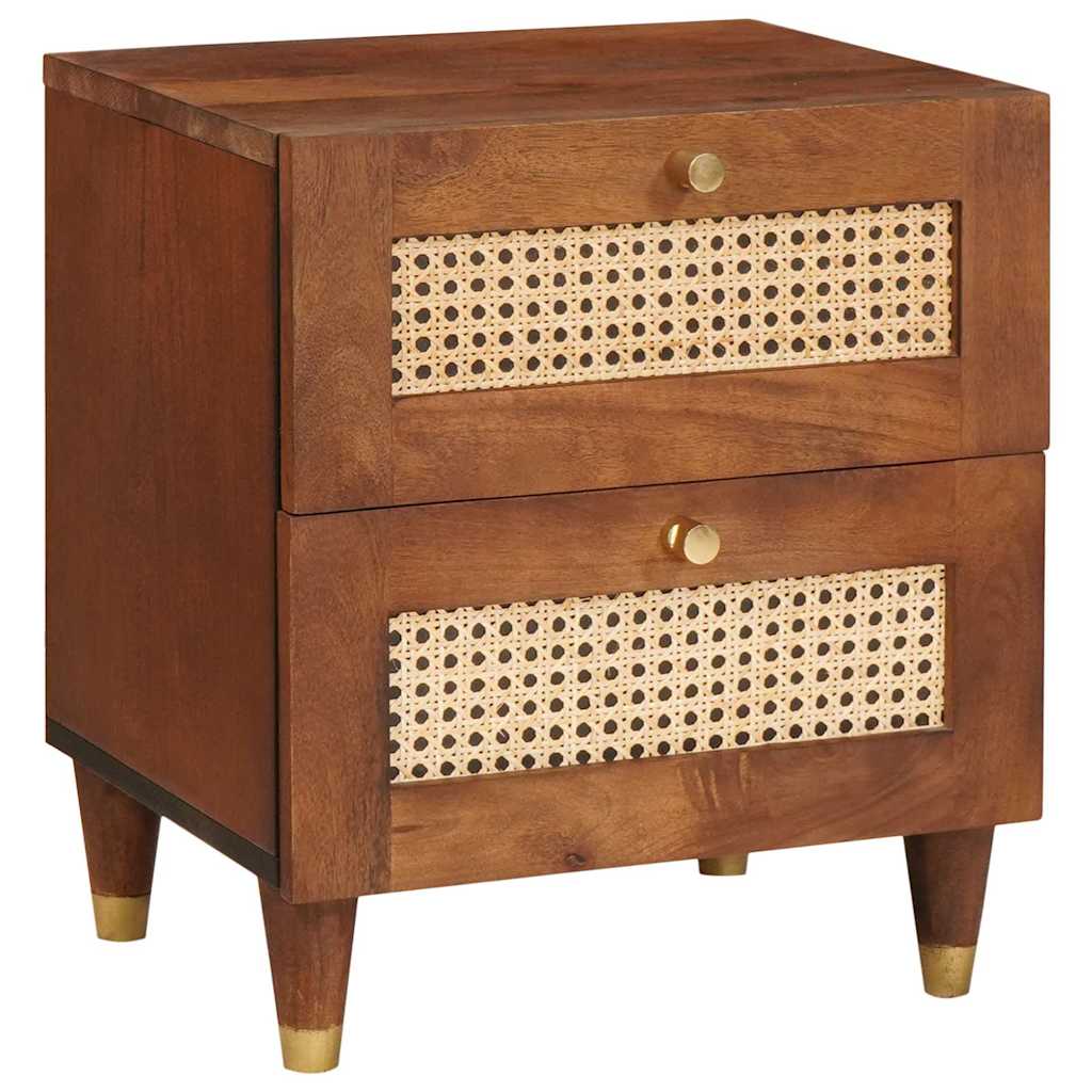 Armadio da Notte con cassetto Marrone 40 x 33,5 x 46 cm | homemem39