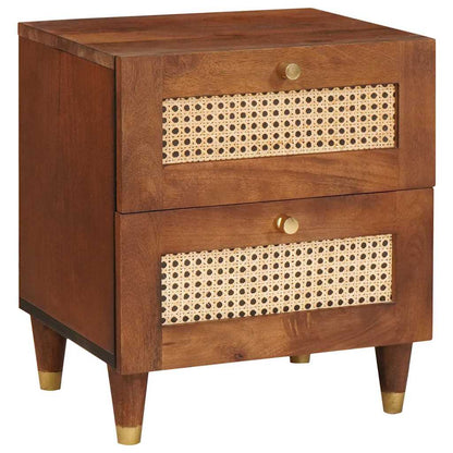 Armadio da Notte con cassetto Marrone 40 x 33,5 x 46 cm | homemem39