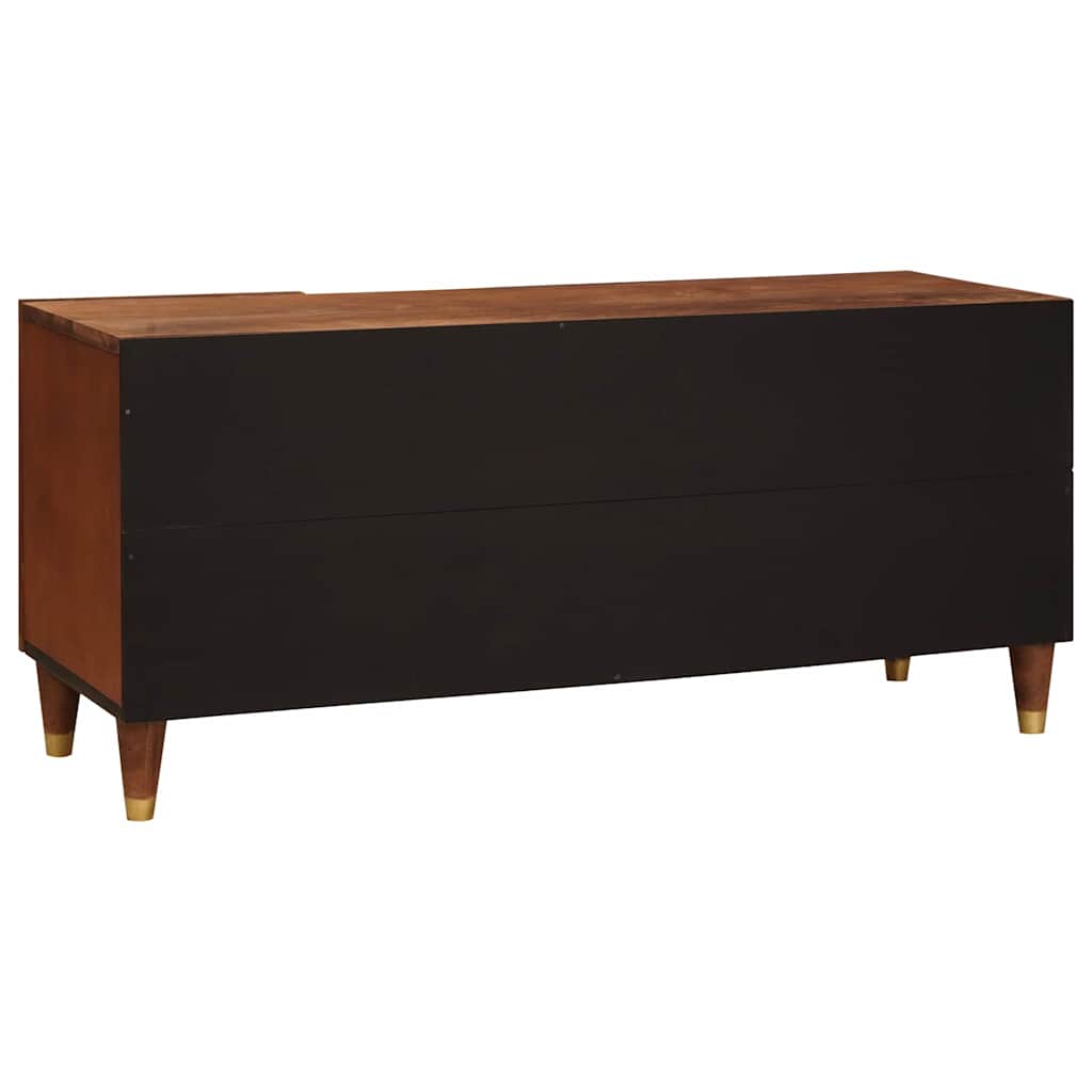 Mobile TV Marrone 105 x 33,5 x 46 cm Legno di mango massello | homemem39