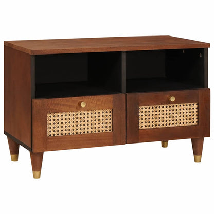 Mobile TV Marrone 70 x 33,5 x 46 cm Legno di mango massello | homemem39