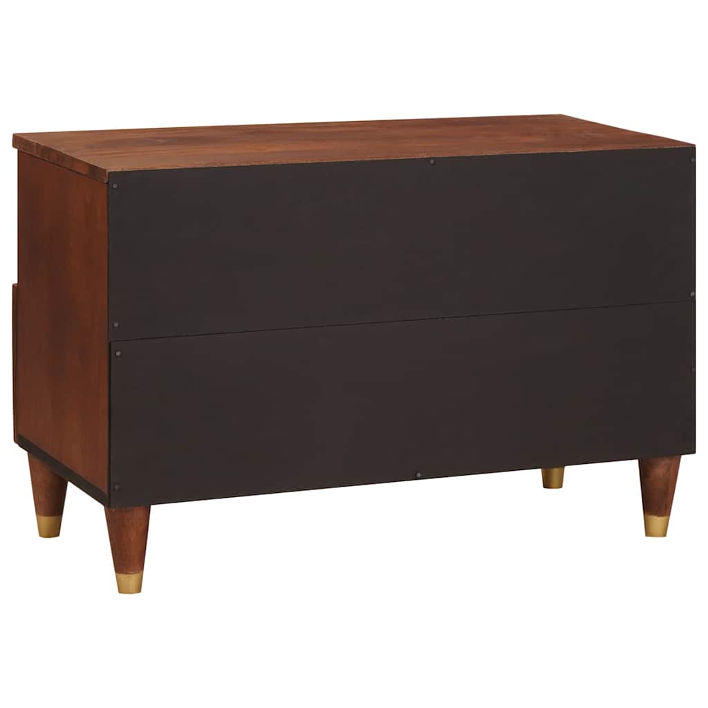 Mobile TV Marrone 70 x 33,5 x 46 cm Legno di mango massello