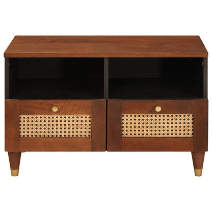 Mobile TV Marrone 70 x 33,5 x 46 cm Legno di mango massello | homemem39