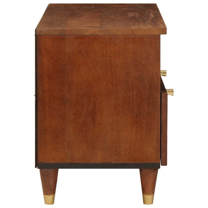Mobile TV Marrone 70 x 33,5 x 46 cm Legno di mango massello | homemem39