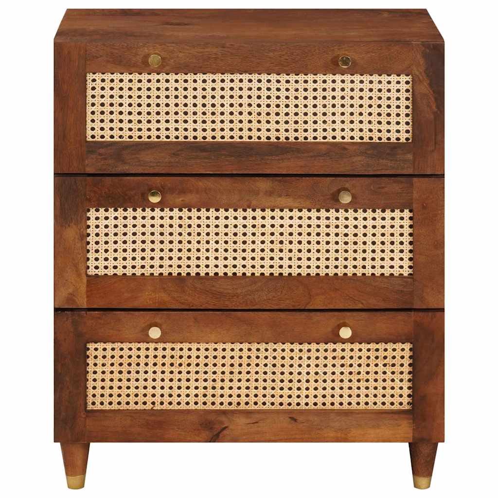 Credenza Marrone 60 x 33 x 75 cm Legno di mango massello