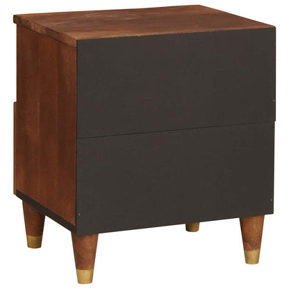 Armadio da Notte con cassetto Marrone 40 x 33 x 46 cm | homemem39