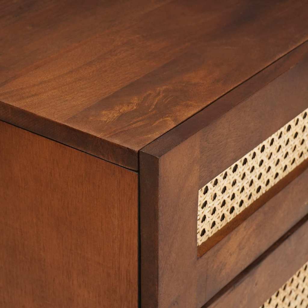 Comodini con cassetto 50 x 33 x 60 cm Legno di mango massello | homemem39