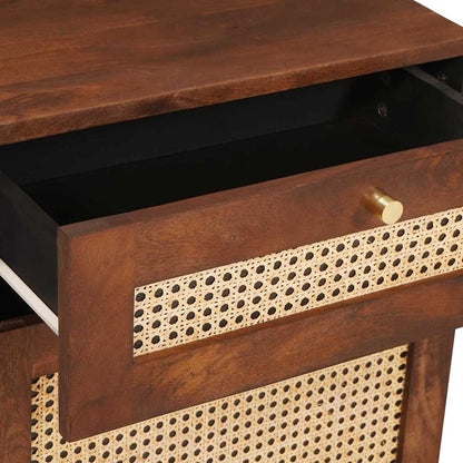 Comodini con cassetto 50 x 33 x 60 cm Legno di mango massello | homemem39