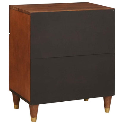 Comodini con cassetto 50 x 33 x 60 cm Legno di mango massello | homemem39