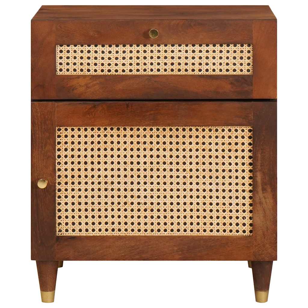 Comodini con cassetto 50 x 33 x 60 cm Legno di mango massello | homemem39